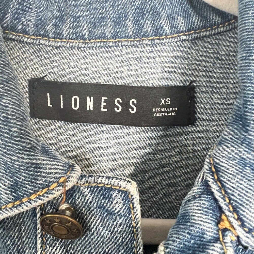 Lioness U Know Whats Up Romper Denim One Piece Shorts - Picture 5 of 6